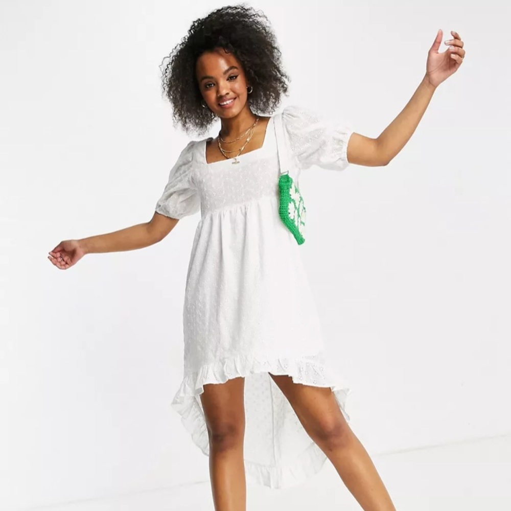 NWT ASOS high low eyelet dress 👗 ❤️